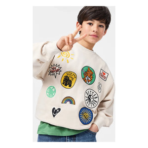 Molo - Nakışlı Sweatshirt | Ecru