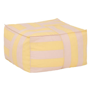 Nobodinoz - Outdoor Ottoman pouf Otto | Yellow