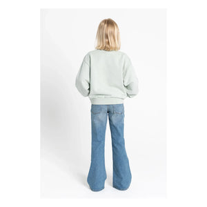 Hundred Pieces - Alba Bio-Baumwoll-Sweatshirt | Celadon
