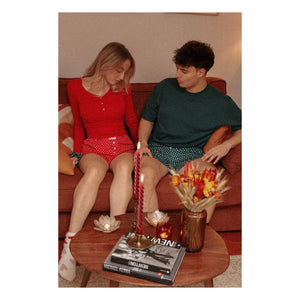 C'est moi qui pilote - Heart-shaped Underwear | Red