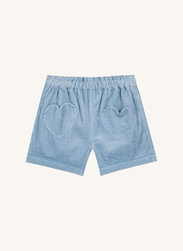 Bonton - Melanie Kadife Şort | Açık Mavi