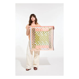 Mapoésie - Pollen Cotton Shawl | Pink