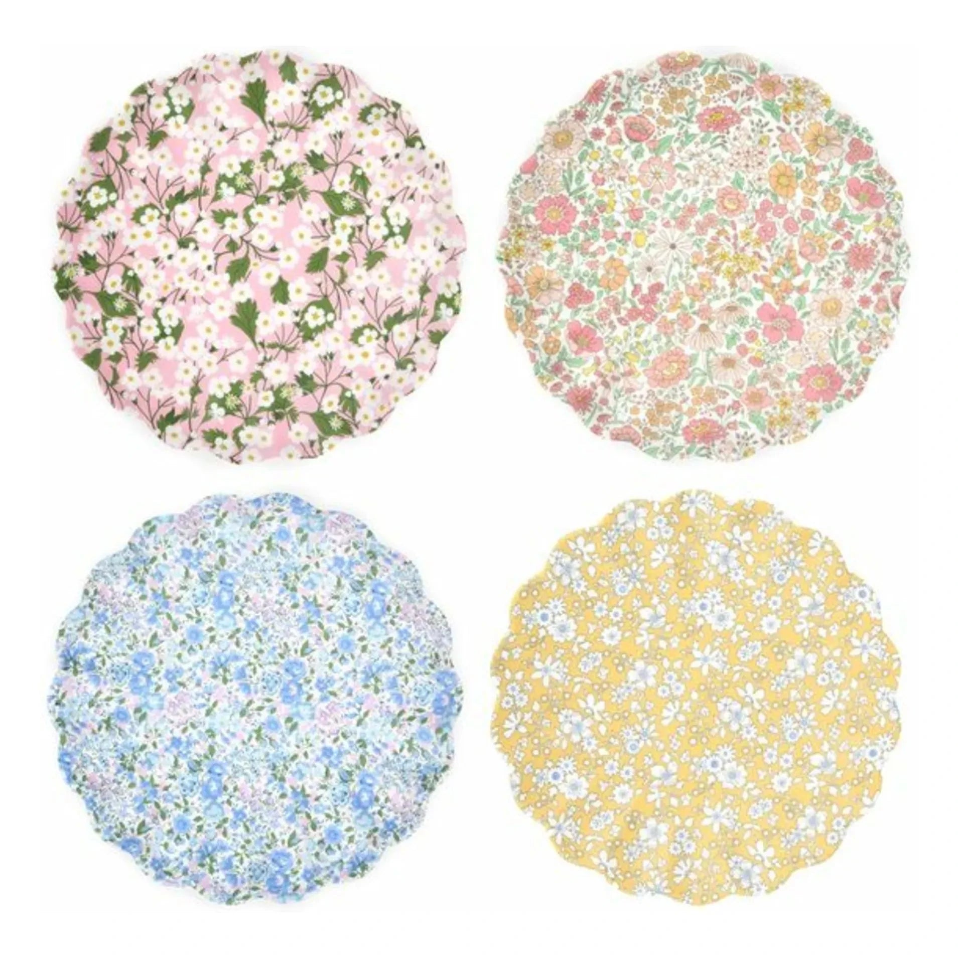 Meri Meri - Kleine Melaminteller - Meri Meri x Liberty - 4er-Set