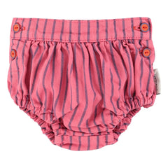 Piupiuchick - Çizgili Denim Bloomer | Pembe