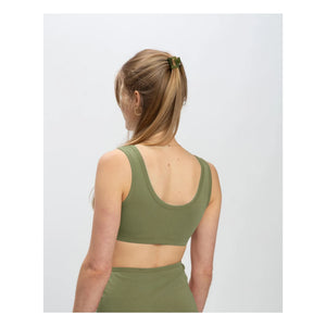 Matona - Glatter Bio-Baumwoll-BH | Olive