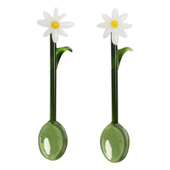 &Klevering - Spoons Flora - Set of 2 | White