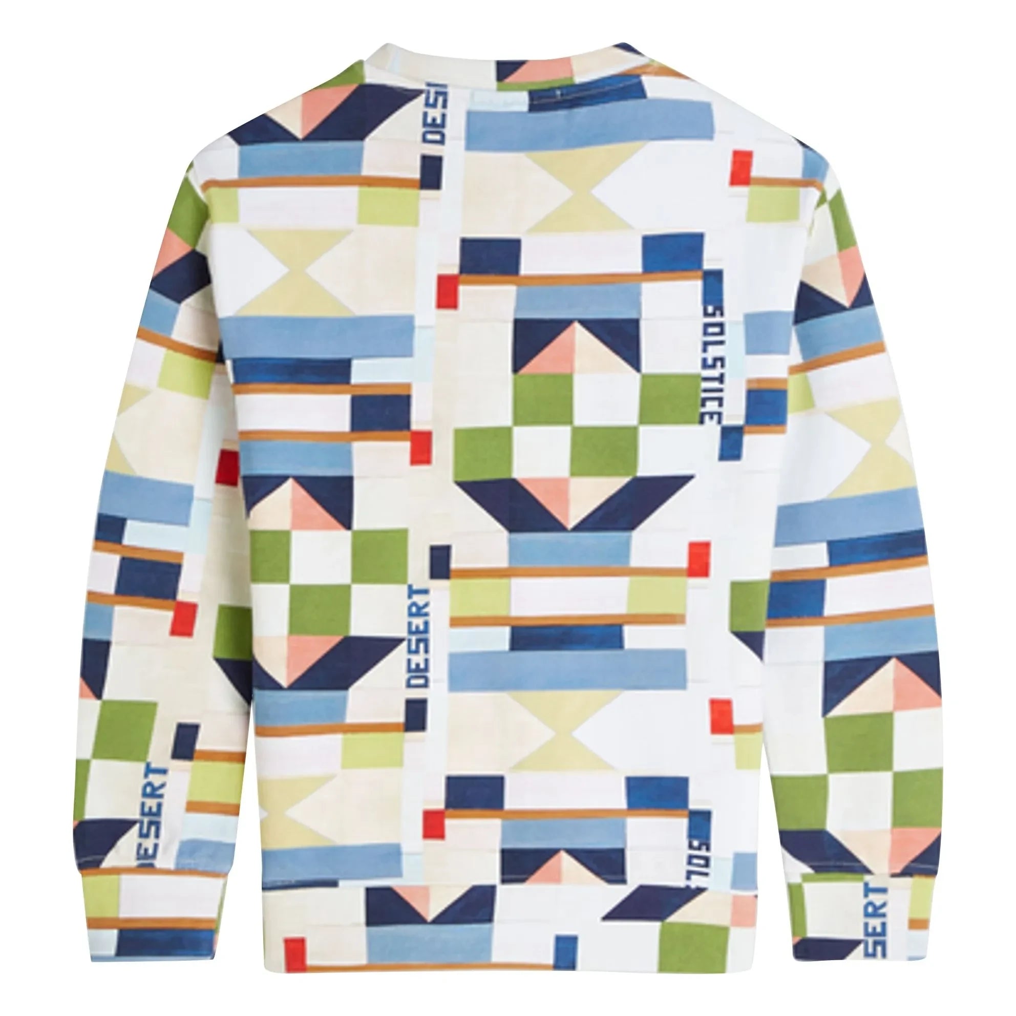 Scotch & Soda – Geometrisches Sweatshirt | Weiß