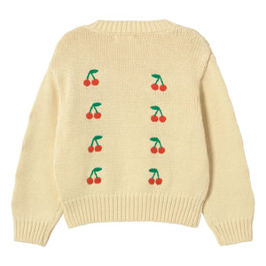 Tinycottons - Cherry Sweater | Light Yellow