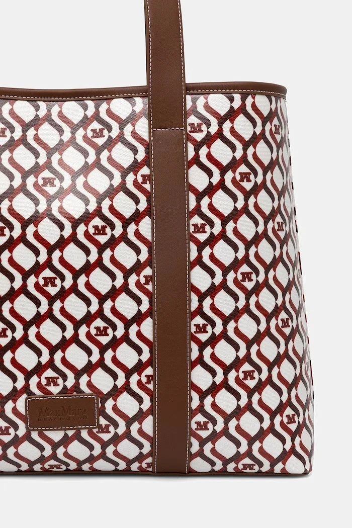 Max Mara Beachwear Kadın Sahte Deri Alışveriş Çantası FARNETO