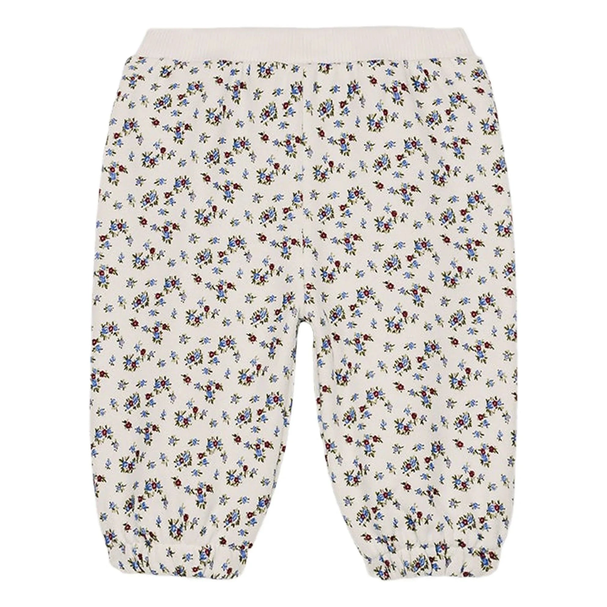 Louise Misha - Ysalia Babyhose aus Bio-Baumwolle mit Blumenmuster | Creme