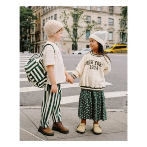 Rylee + Cru - Raglan Sweat New York Mini | Ecru