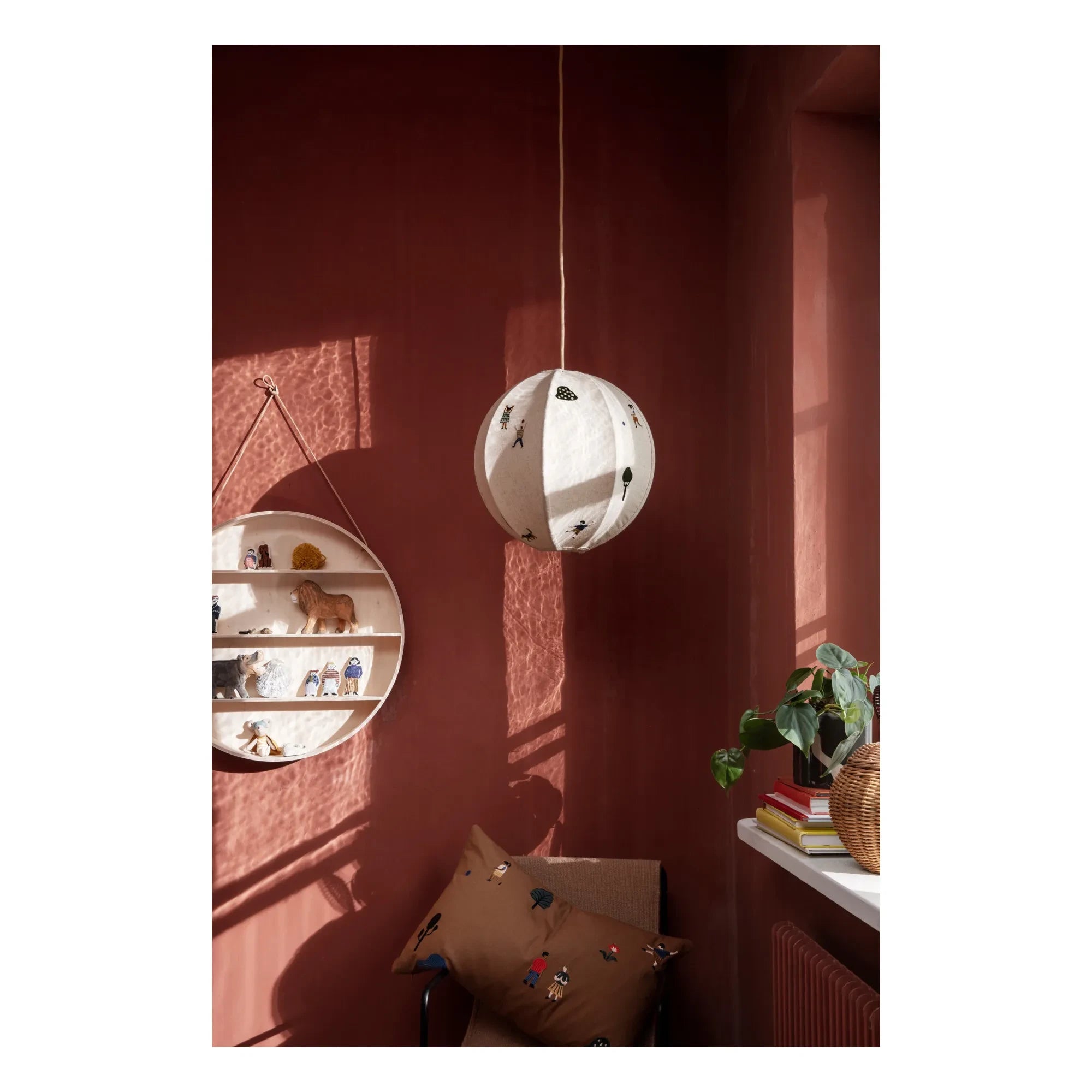 Ferm Living Kids - The Park İşlemeli Abajur