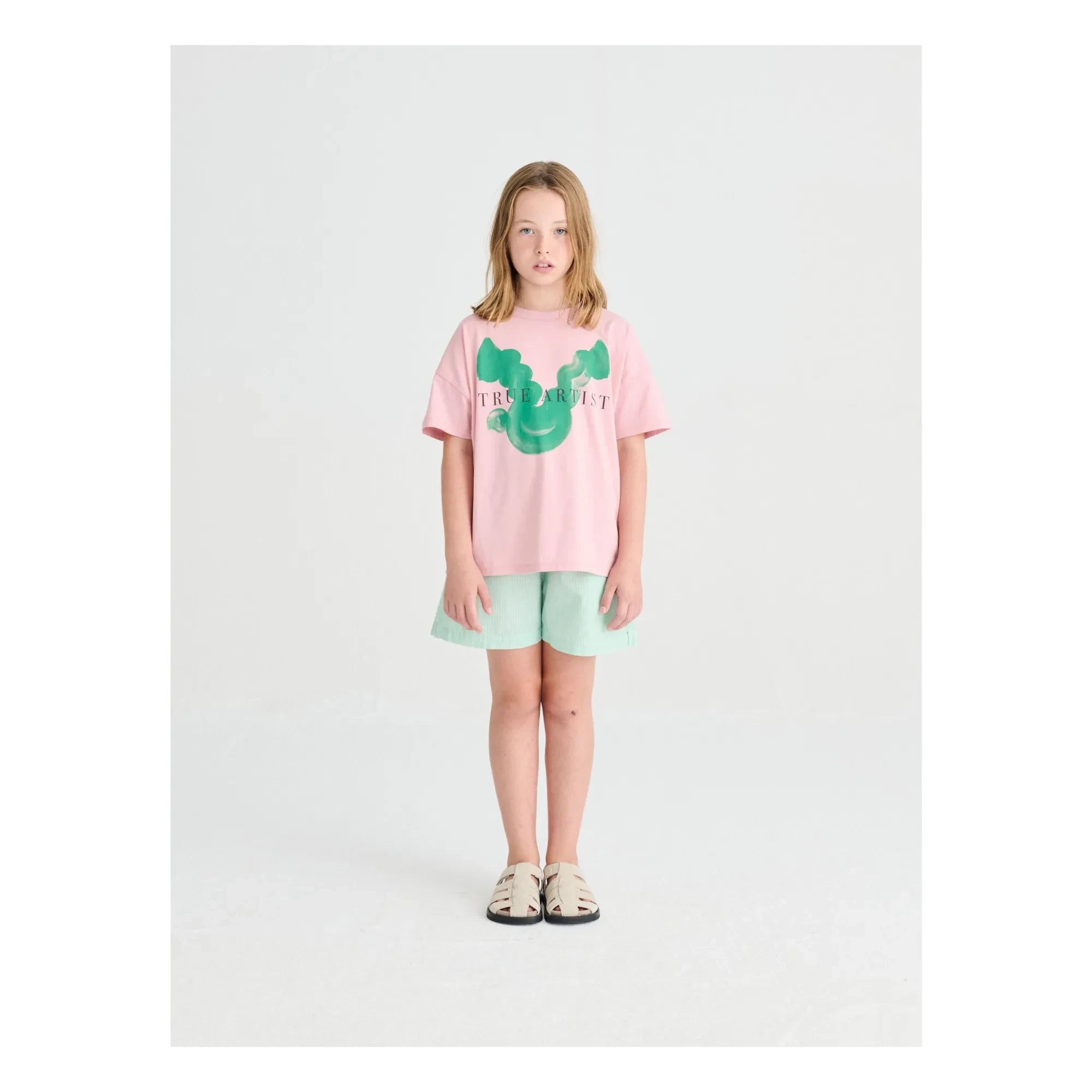 True Artist - T-shirt N°1 Bird Organic Cotton | Pale Pink