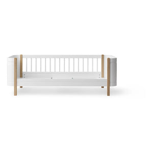 Oliver Furniture - Ahşap Mini+ beşik yatak, junior kit dahil | Meşe