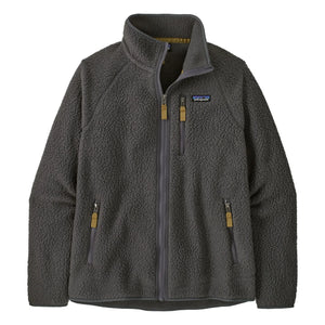 Patagonia - Retro Pile Zip-up Recycled Fiber Fleece | Charcoal Gray
