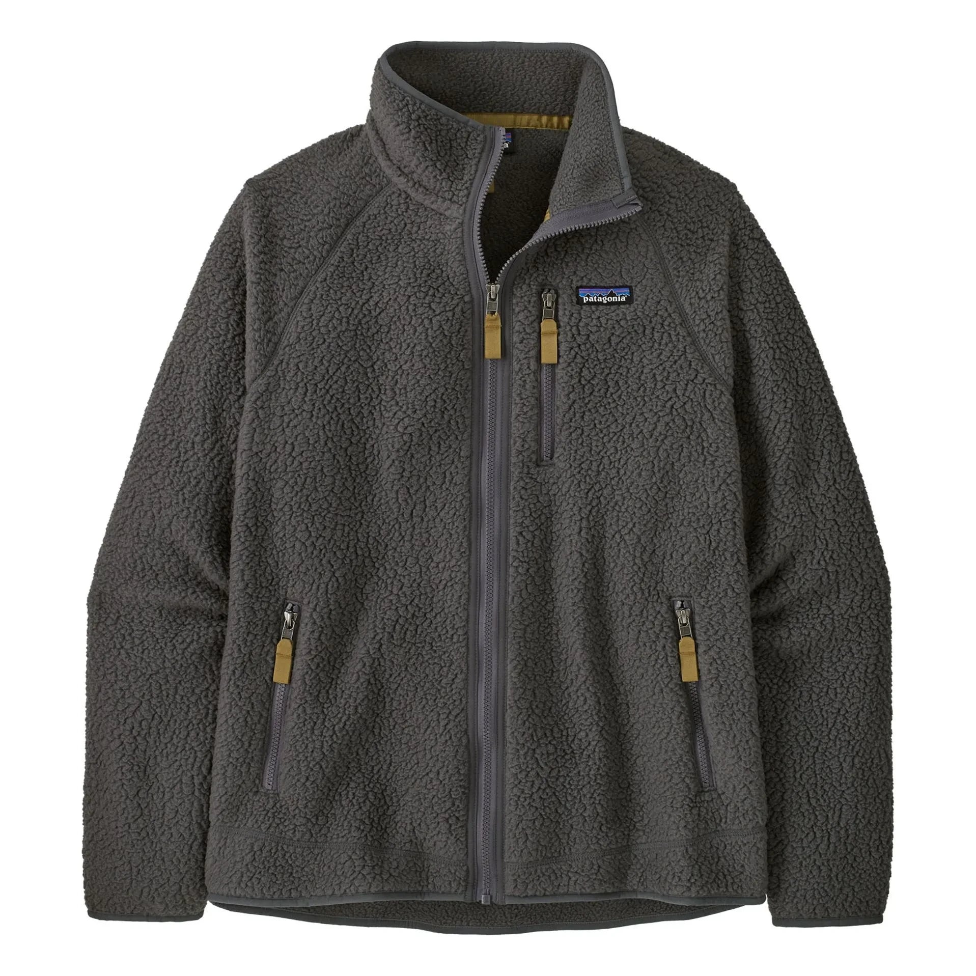 Patagonia - Retro Pile Zip-up Recycled Fiber Fleece | Charcoal Gray