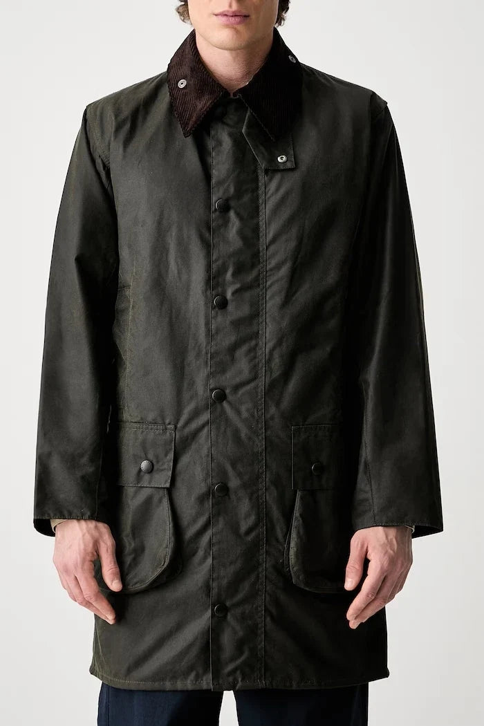 Barbour uzun erkek pamuk ceket