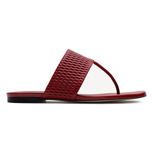 Lachoix - Margot Ledersandalen | Rot