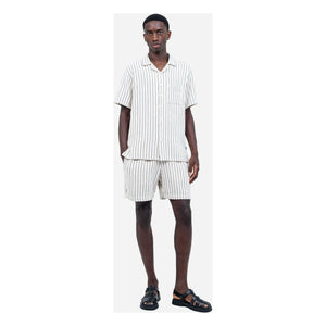 Olow - Aloha Gestreiftes Hemd | Weiß