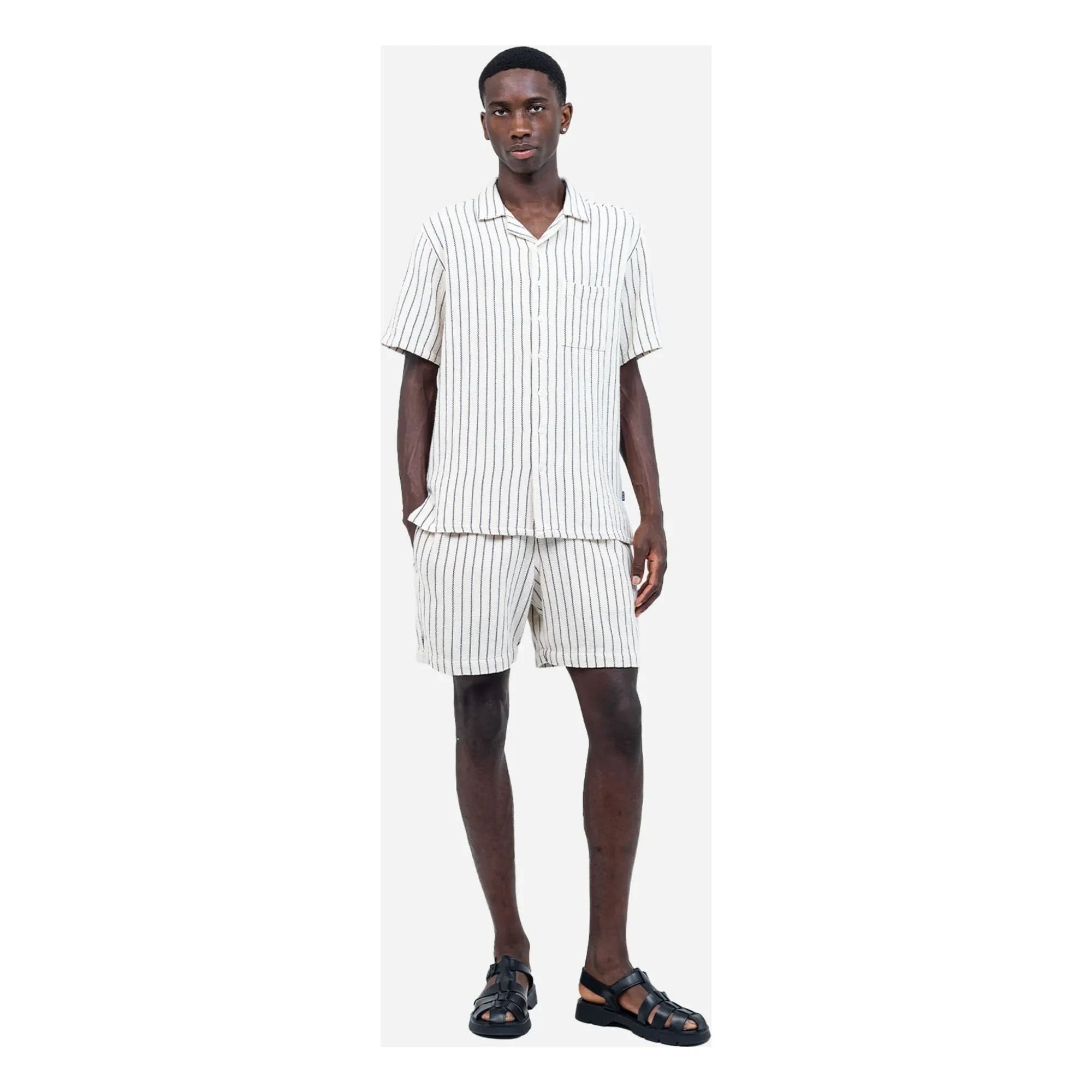 Olow - Aloha Gestreiftes Hemd | Weiß