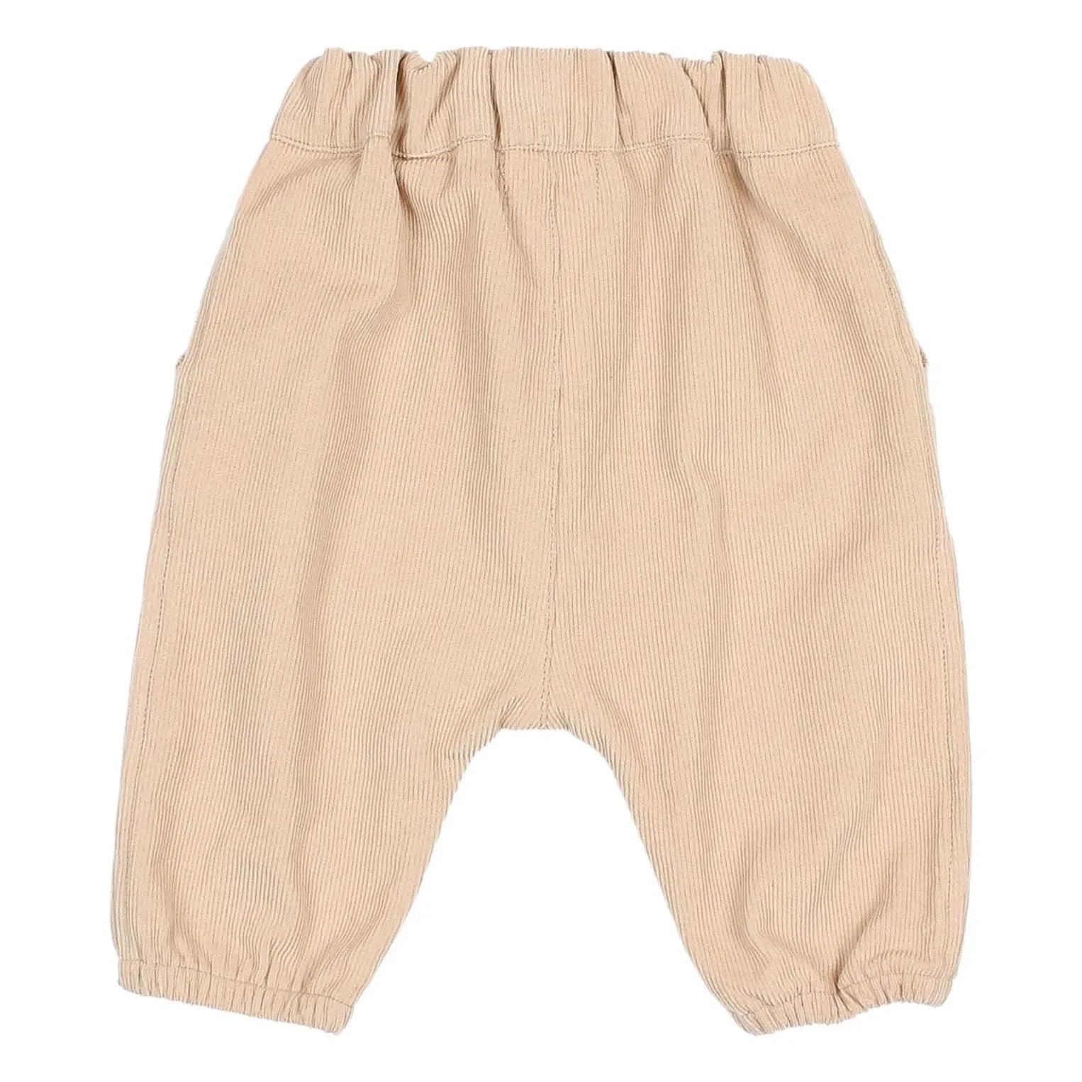 Búho - Soft Velours Organik Pamuk Pantolon | Sand
