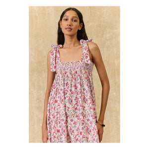 Louise Misha - Marcelette organic cotton dress | Pink