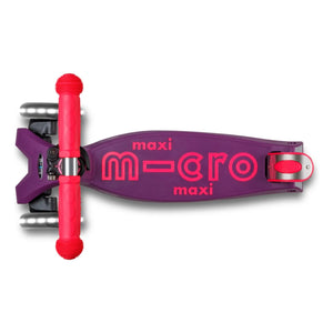 Micro - Maxi Katlanabilir Neon LED Scooter | Pembe
