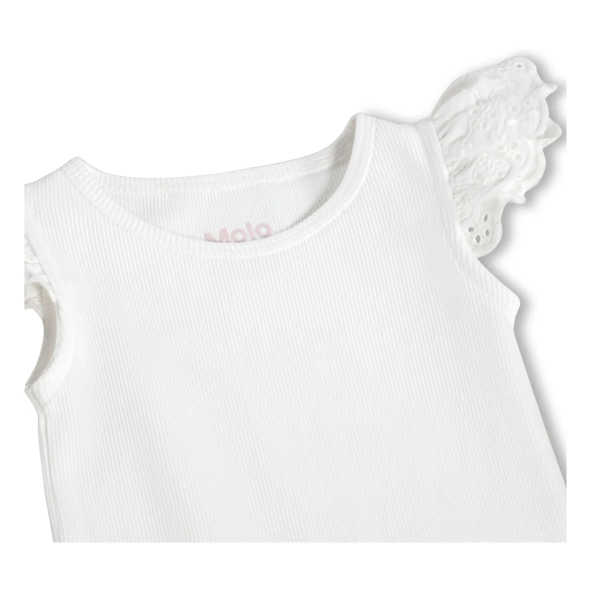 Molo - Flair organik pamuklu body | Beyaz