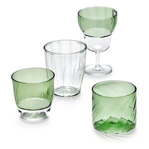 Serax - Şarap kadehleri Yam, Waww La Table - 4'lü set | Yeşil