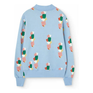 The Animals Observatory - Zebra sweatshirt | Açık mavi