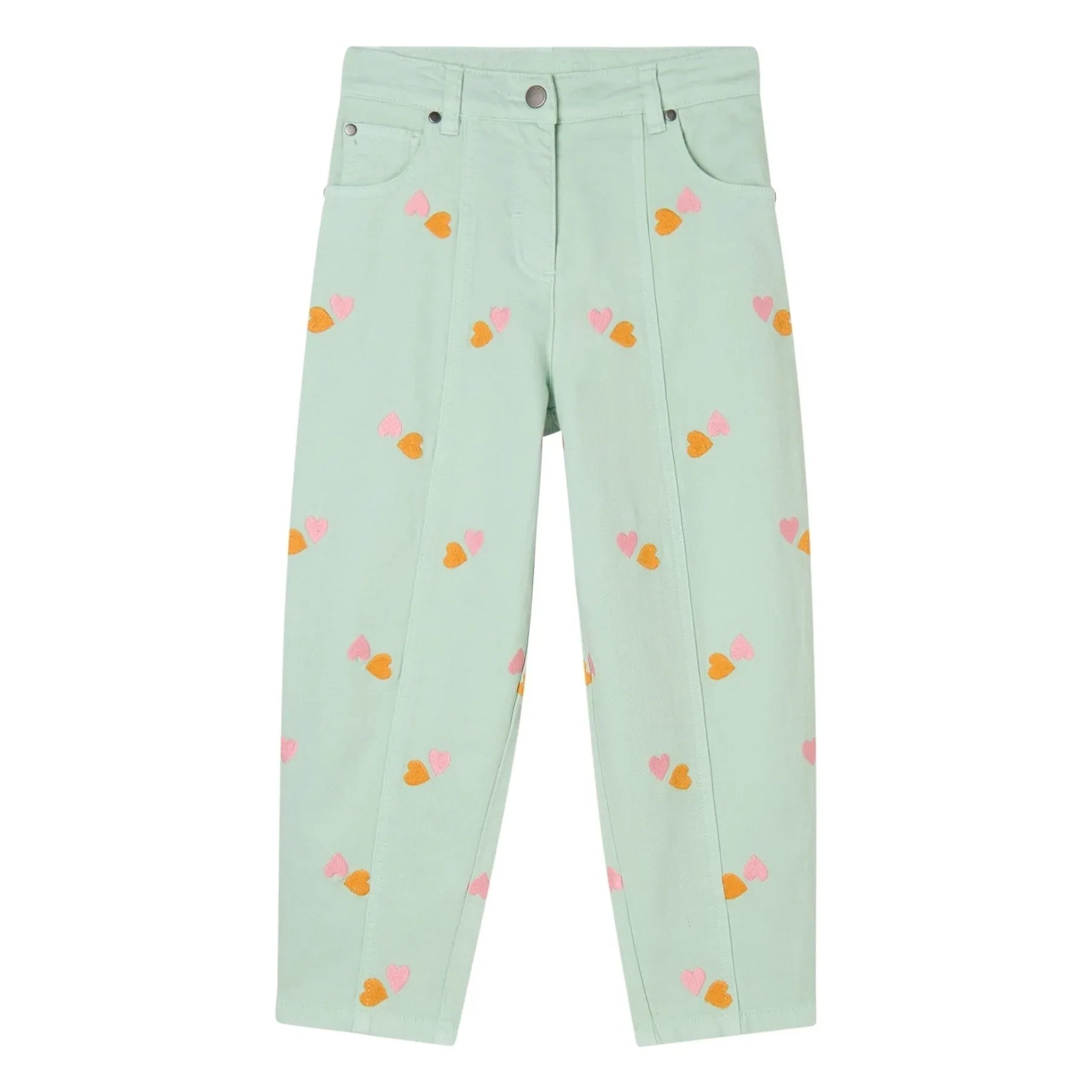 Stella McCartney Kids - Organic Cotton Heart Jeans | Green Water