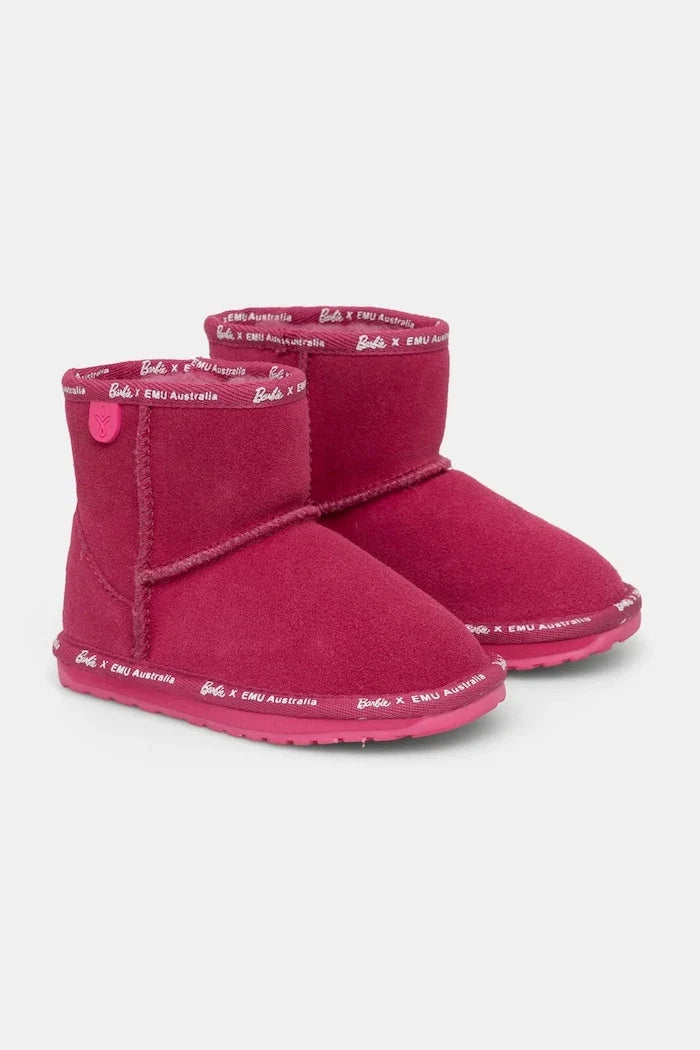 Emu Australia Barbie Wallaby Mini Çocuk Süet Kar Botu