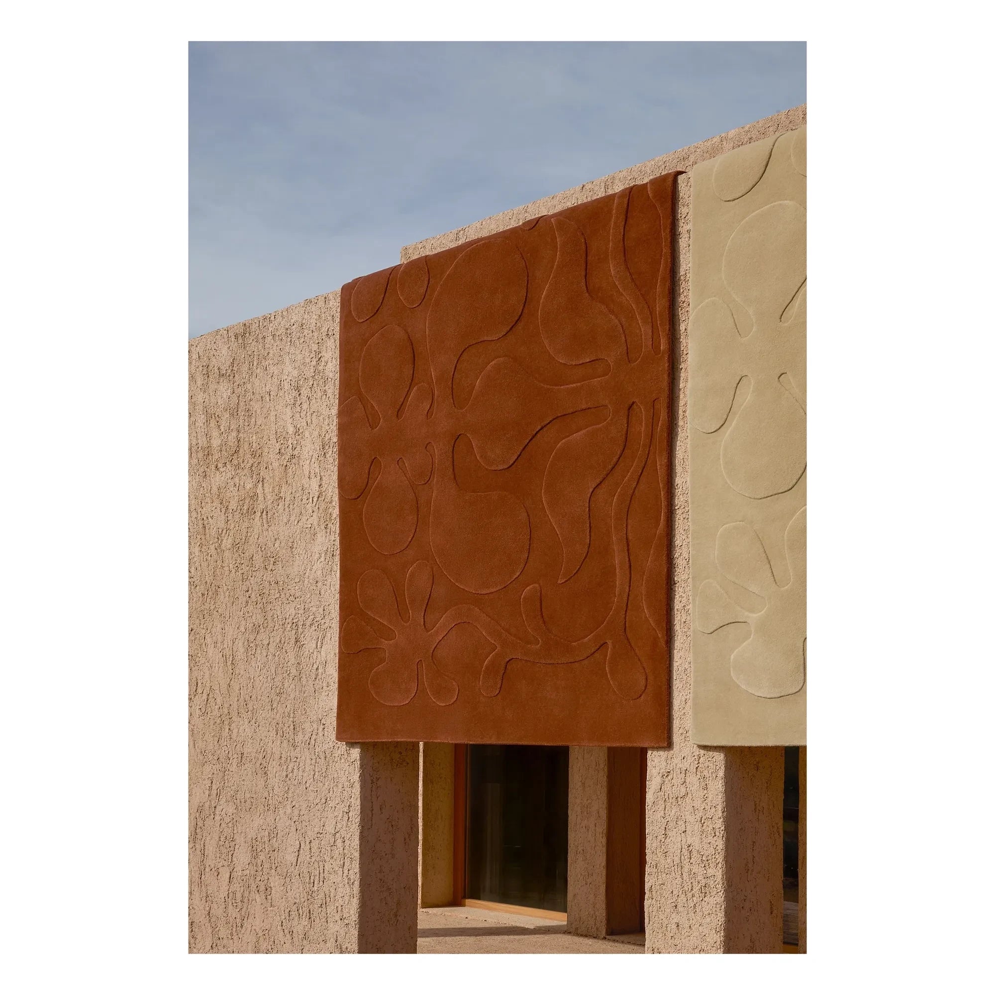 Nanimarquina - Kök boyalı yün halı, Lucia Eames | Terracotta