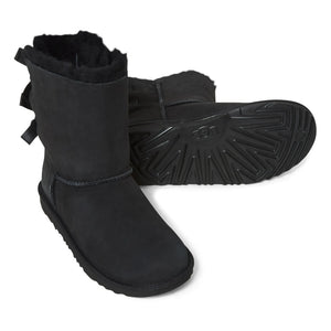 UGG - Bailey Bow Astarlı Süet Botlar | Siyah