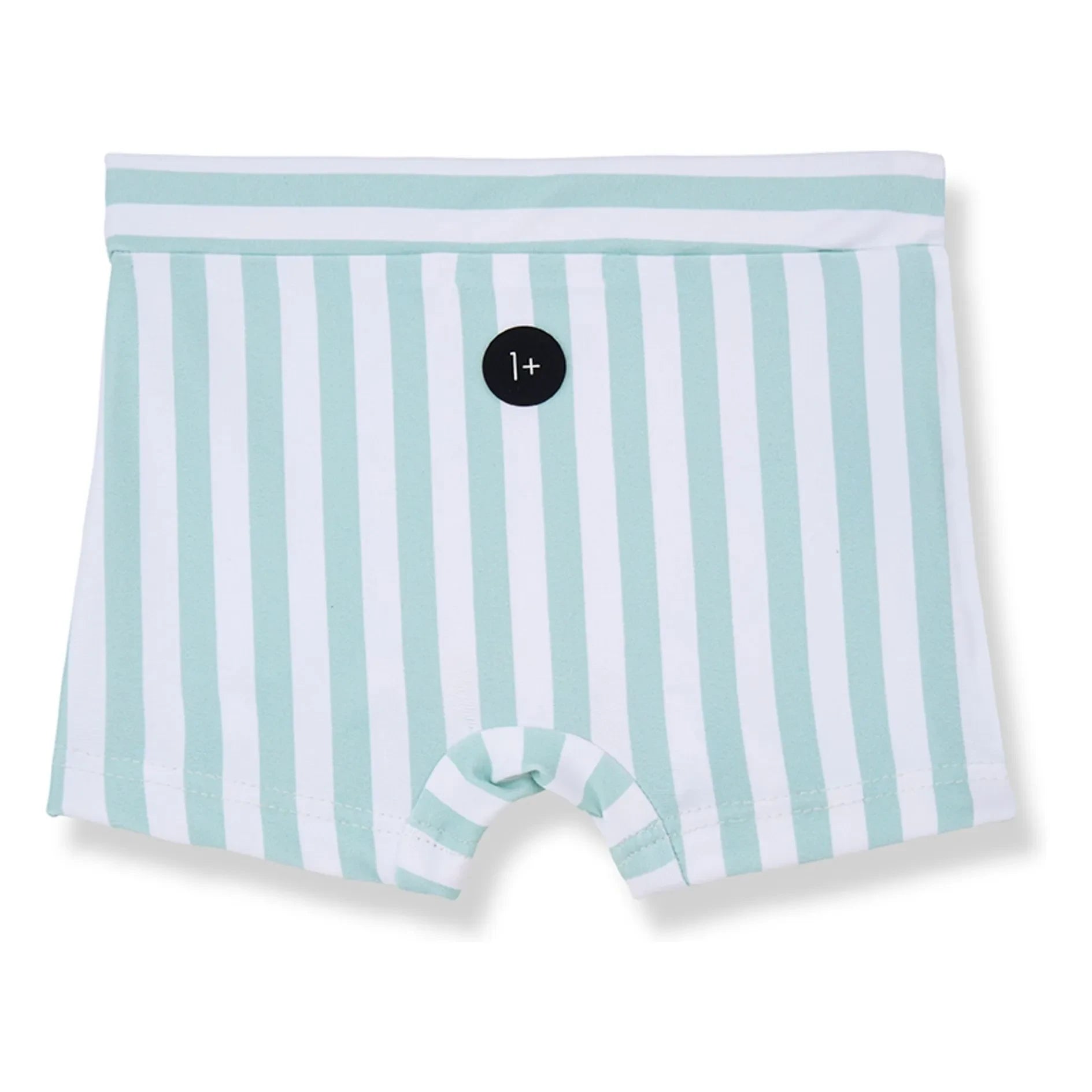 1+ in the family - Morell Striped Swim Shorts | Almond green