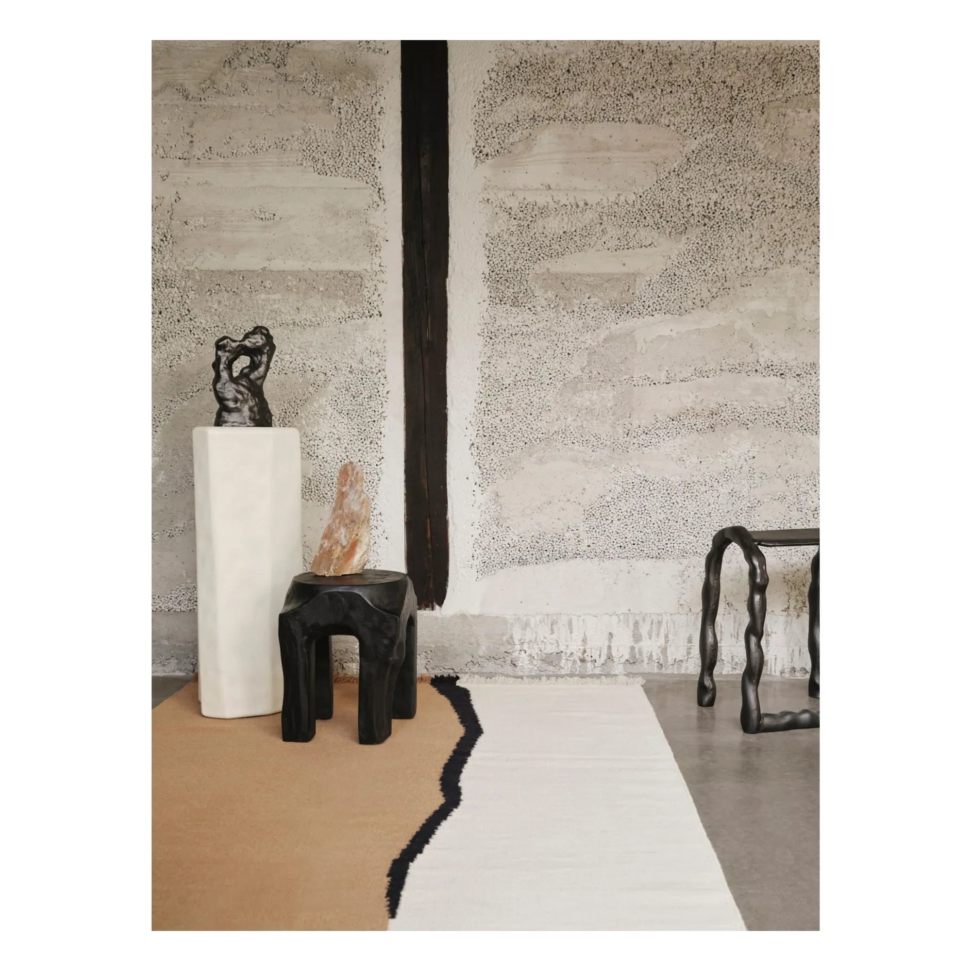 Ferm Living - Soil Kelim halı | Kum