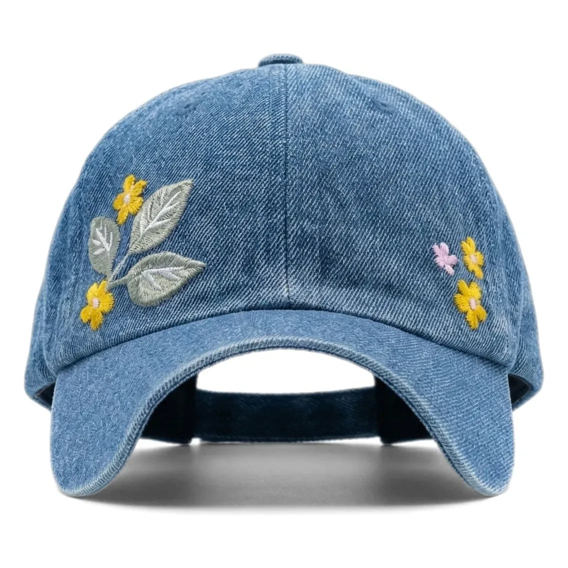 Hundred Pieces - Halo Çiçekli Şapka | Denim Mavi