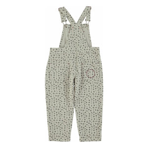 Piupiuchick - Floral Patterned Romper | Light Gray