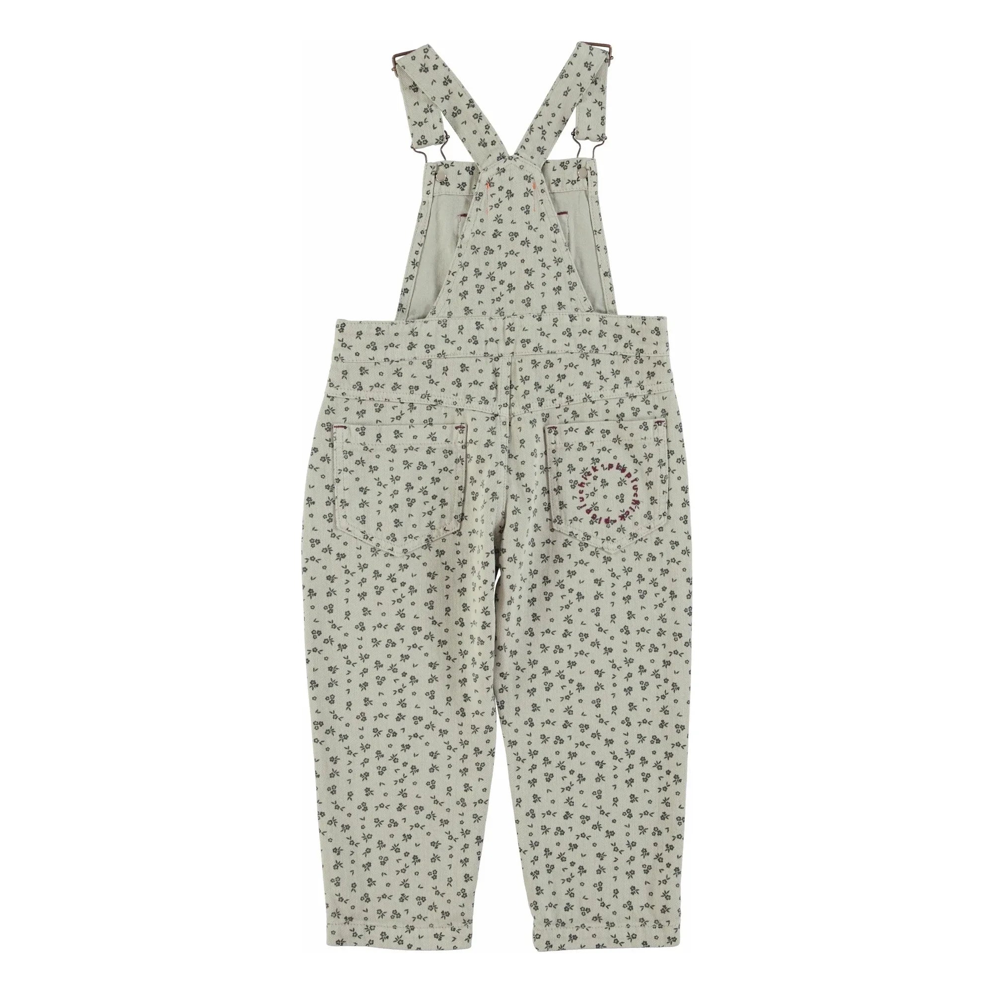 Piupiuchick - Floral Patterned Romper | Light Gray