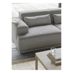 Muuto - Connect Soft 2 Kişilik Kanepe | Açık gri