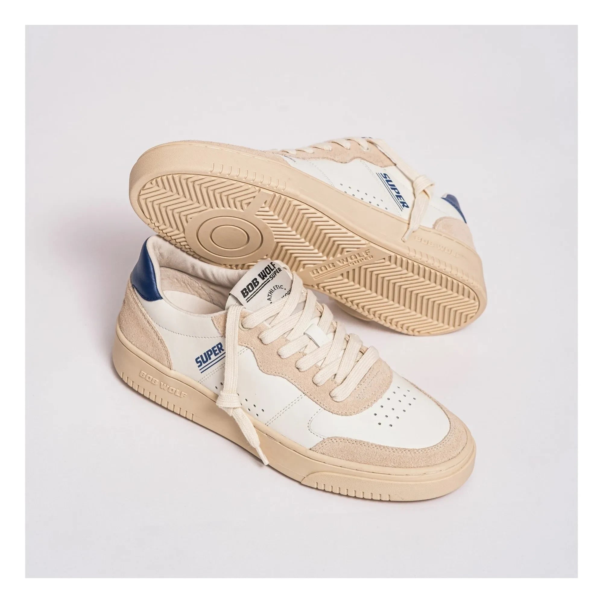 Bob Wolf - Legacy '76 Deri ve Süet Sneakers | Kum