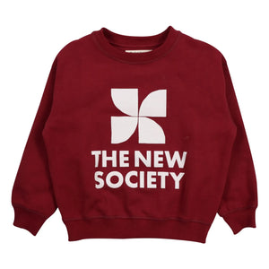 the new society - Sweat Logo | Bordo