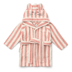 Liewood - Lily Bademantel | Korallenrosa/Creme