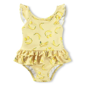 Molo - Nalani Badeanzug mit Bananenmuster | Gelb