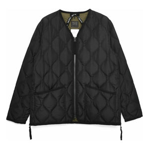 Taion - Unisex V-Ausschnitt Militärjacke | Schwarz