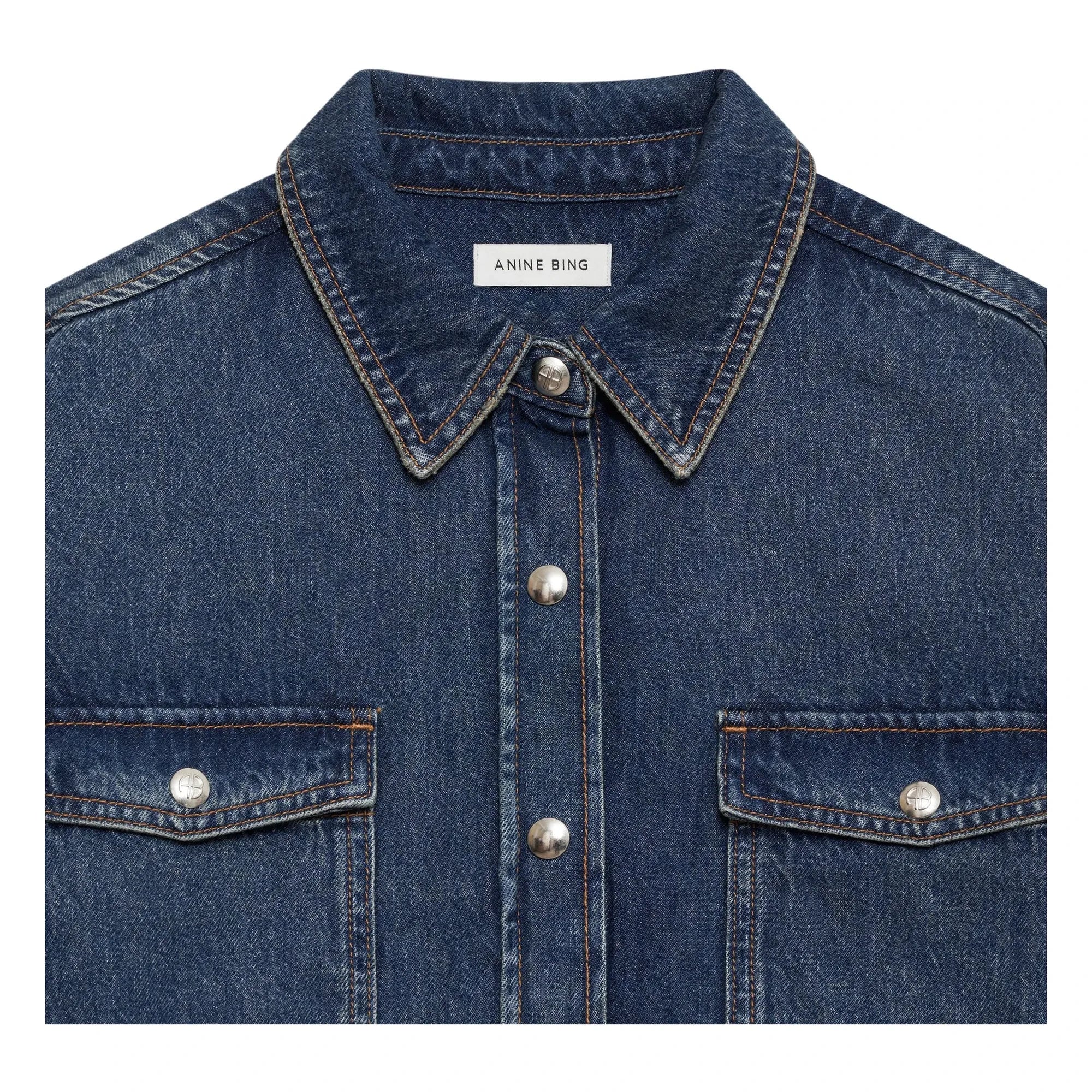 Anine Bing - Paxton Denim Shirt | Blue