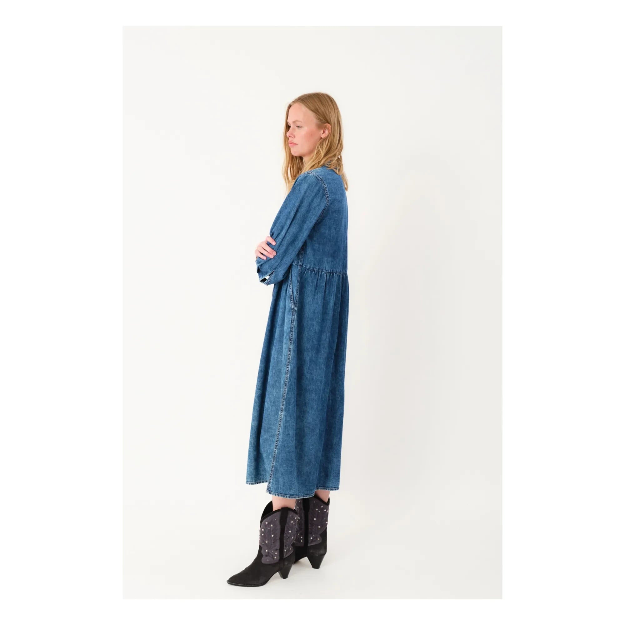 Lollys Laundry - Aliya Jeanskleid | Blau