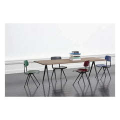 Hay - Result Renkli Meşe Sandalye - Friso Kramer & Wim Rietveld Yeniden Üretim | Siyah