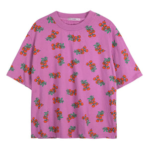 Bobo Choses – T-Shirt mit Tomatenprint aus Bio-Baumwolle | Lila
