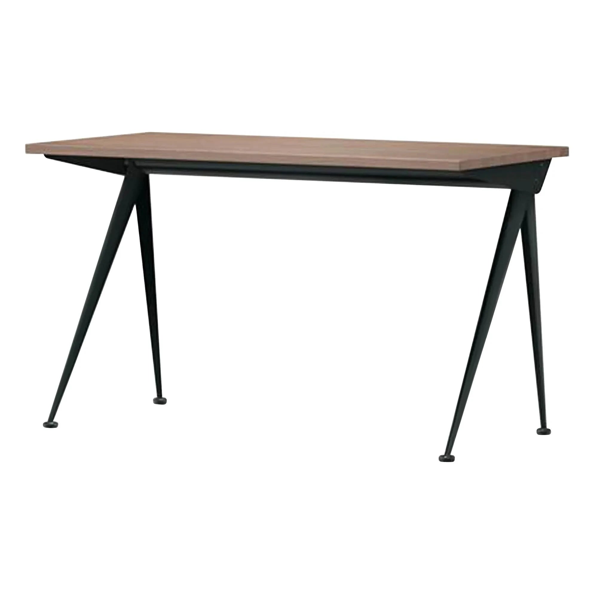 Vitra - Compas Direction Masası - Koyu siyah taban - Jean Prouvé, 1953 | Ceviz